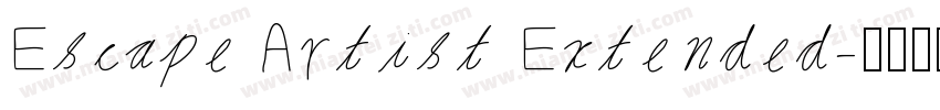 Escape Artist Extended字体转换